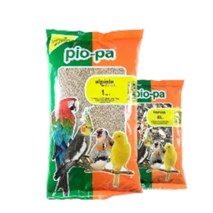 Alimentación para aves Pio-Pa, mezcla de alpiste y semillas para canarios, periquitos y loros.