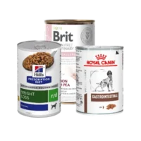 Alimentación veterinaria húmeda perro Alimentación veterinaria húmeda para perro, dietas especiales recomendadas por veterinarios. Comida húmeda para perros con problemas digestivos, de peso o alergias. Nutrición terapéutica para la salud canina.