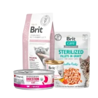 Dietas veterinarias húmedas para gato, comida especial para gatos con necesidades médicas, alimento húmedo para gato esterilizado, con problemas digestivos o alérgicos.