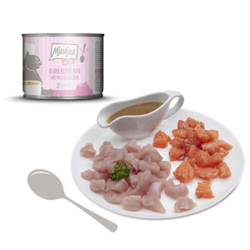 MjAMjAM Pavo Blanqueado Con Abundante Salmón