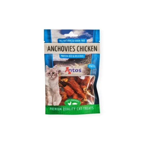 Cat Treats Anchoas con Pollo