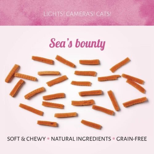 Cat Treats Tiras de Pescado Blanco