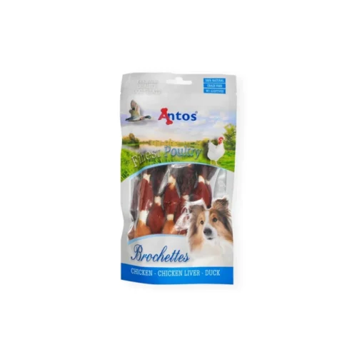 Brocheta de Pollo, Buey y Pato