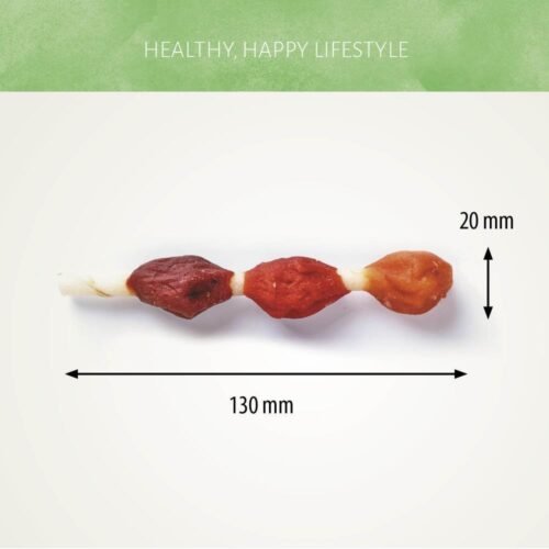 Brocheta de Pollo, Buey y Pato