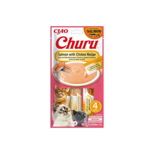 Churu Cat Receta de Salmón con Pollo