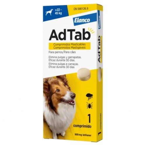 elanco-adtab-comprimido-antipulgas-perros-cachorro-comprimido-antipulgasfile.jpg Elanco Adtab Comprimidos Masticables Para Perros 22-45 Kg