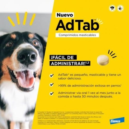 Elanco Adtab Comprimidos Masticables Para Perros 11-22 Kg