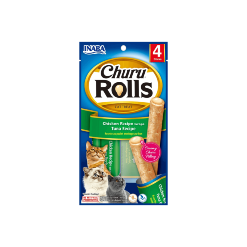 Churu Cat Rolls Receta de Pollo con Vieira