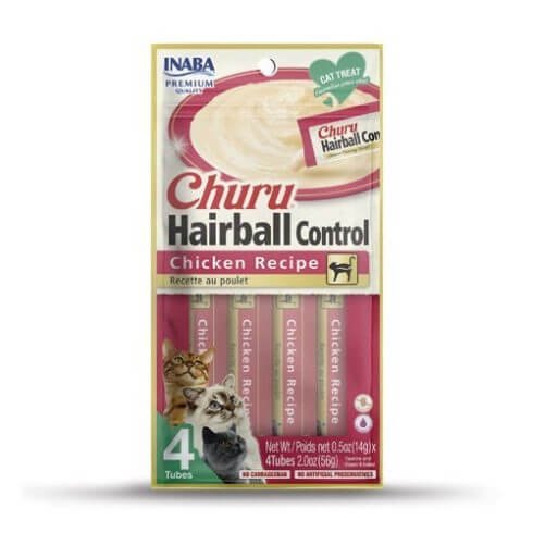 Churu Cat Hairball Receta de Pollo 4p