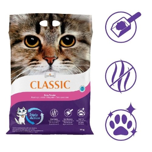 Intersand Arena Para Gatos Classic Aroma Talco