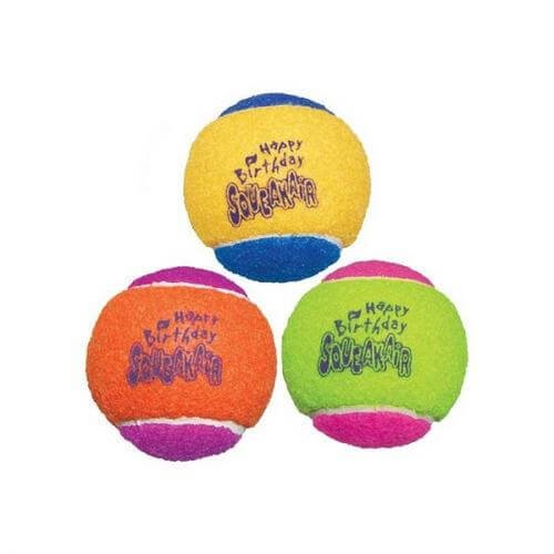 KONG Squeakair Pelotas De Cumpleaños