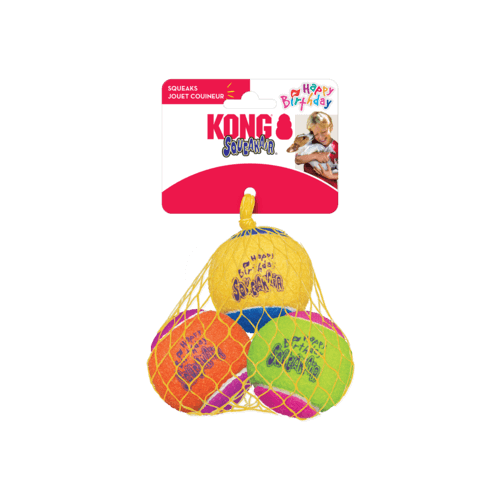 KONG Squeakair Pelotas De Cumpleaños