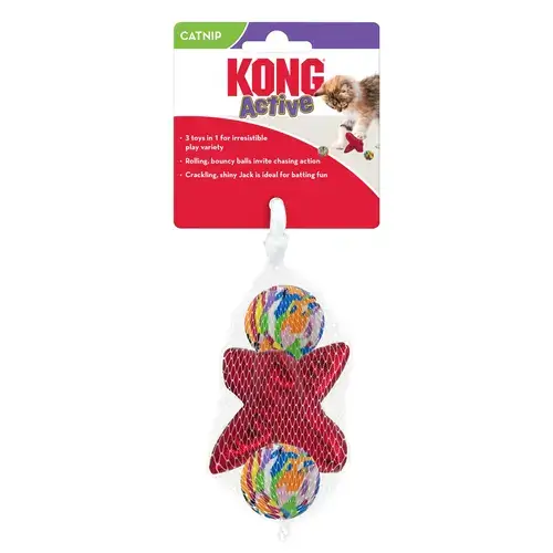 KONG Active Jacks con catnip