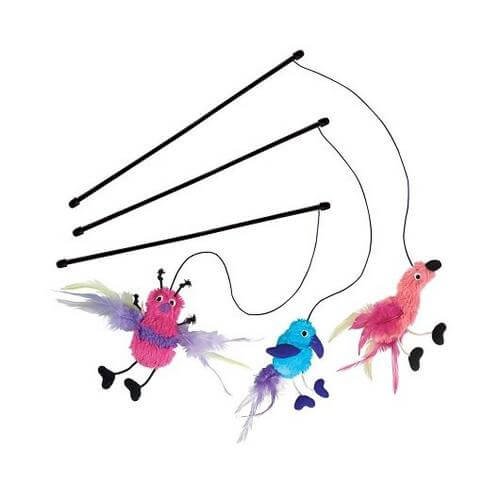 Kong Feather Teaser varita con plumas