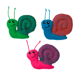 KONG Nibble Snail juguete con catnip