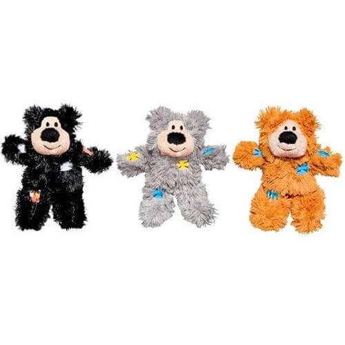 Kong Patchwork Bear oso de nudos salvajes