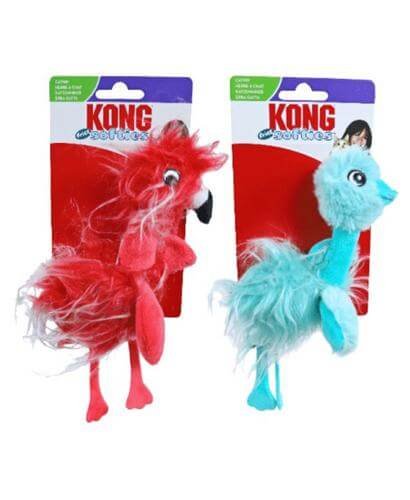 KONG Softies Frizz Bird ave con catnip