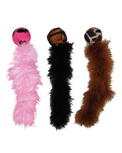 KONG Wild Tails con Plumas