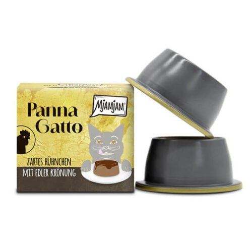 MjAMjAM Panna Gatto Pollo Tierno Con Una Corona Noble