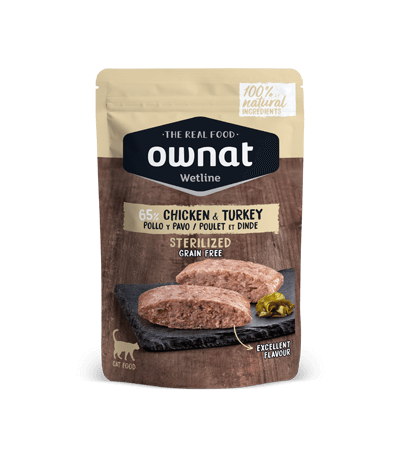 Ownat Wetline Sterilized Pollo & Pavo