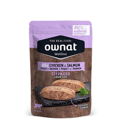 Ownat Wetline Sterilized Pollo & Salmón