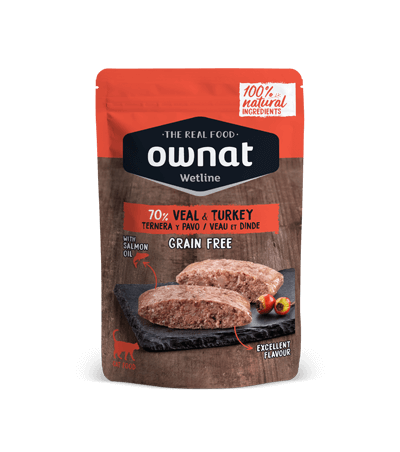 Ownat Wetline Ternera y Pavo Gato