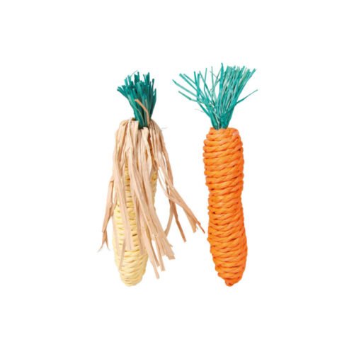 Trixie Set Juguetes Paja para roedores