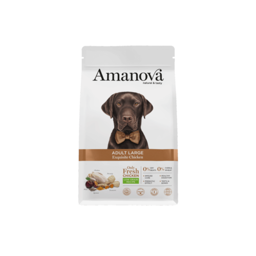 pack frontal de pienso Amanova Adult Large Exquisite Chicken
