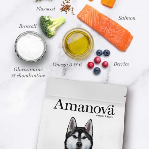 ingredientes principales pienso Amanova Adult Sensitive Salmon Deluxe