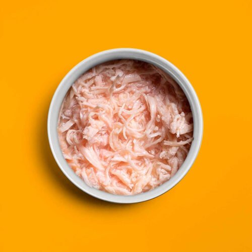 contenido del producto Amanova Filetes De Pollo En Caldo Receta Natural Para Gato Adulto