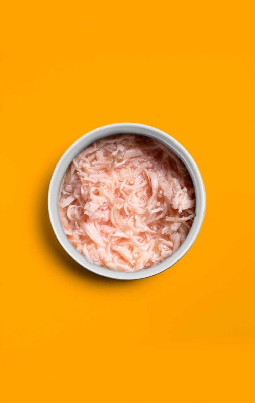 contenido del producto Amanova Filetes De Pollo En Caldo Receta Natural Para Gato Adulto