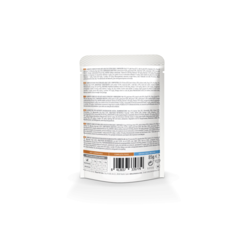 Parte trasera del producto Amanova Sterilised Fresh Chicken comida húmeda pollo esterilizado