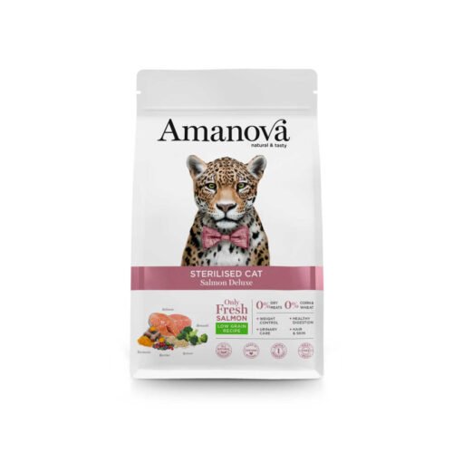 bolsa frontal del pienso Amanova Salmon Deluxe