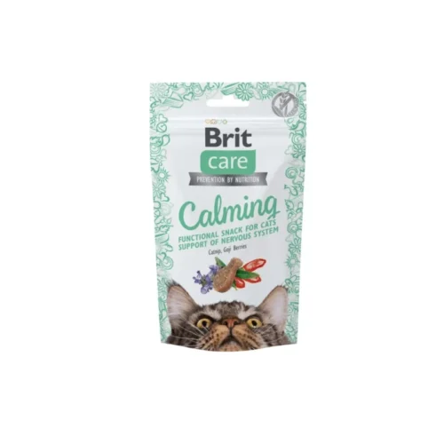 pack frontal del snack Brit Care Cat Snack Calming 50g