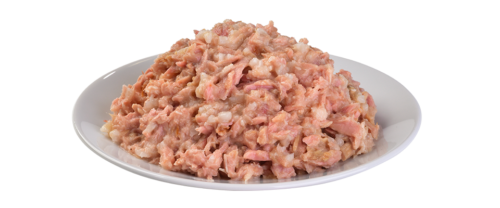 plato con alimento Brit Care Cat Atún con Pollo y Leche