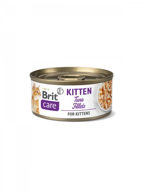 lata de comida húmeda Brit Care Cat Filetes De Atún Para Gatitos