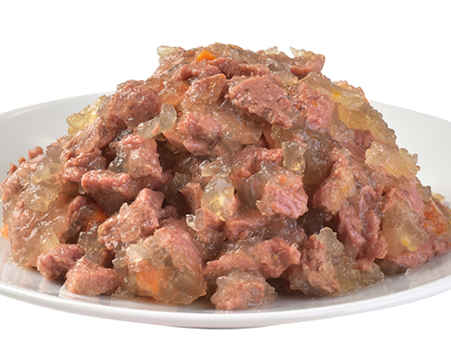 Plato con el contenido del sobre Brit Care Cat Pouch Kitten Salmón en Gelatina