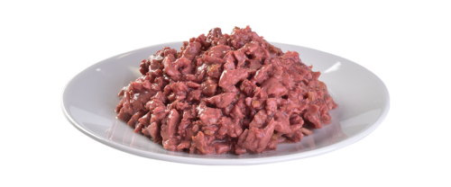 filetes en salsa brit care cat pouch kitten tender turkey in gravy 85 g en un plato blanco