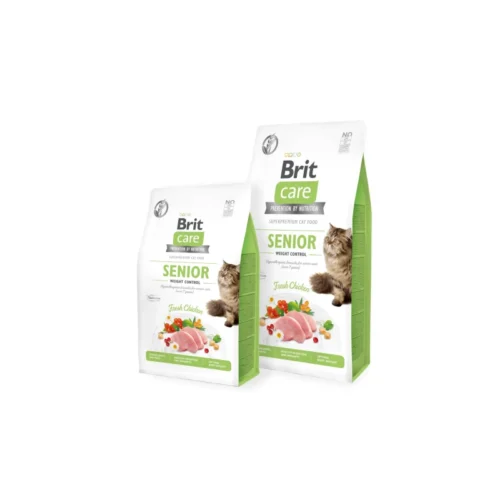 Pack de comida Brit Care Cat Senior Weight Control