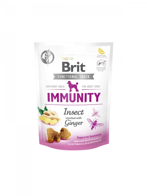 Brit Care Functional Snack Immunity Para Perros en envase frontal
