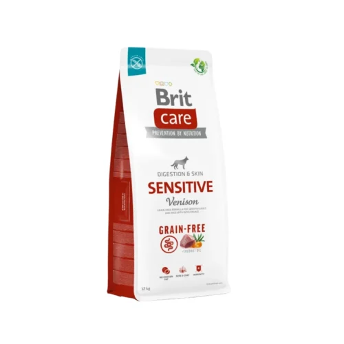 pack frontal del pienso brit care sensitive venado