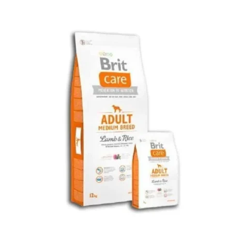 packs de pienso brit care adult medium breed cordero y arroz