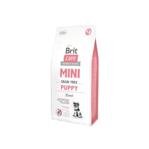 saco de pienso brit care mini grain free puppy cordero