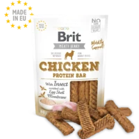 brit-care-snack-perro-adulto-snack-natural snack brit jerky chicken protein bar para perros adultos