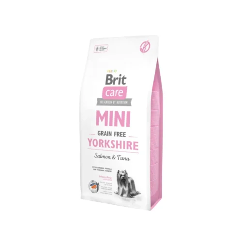 saco de pienso brit care mini grain free yorkshire atún y salmón