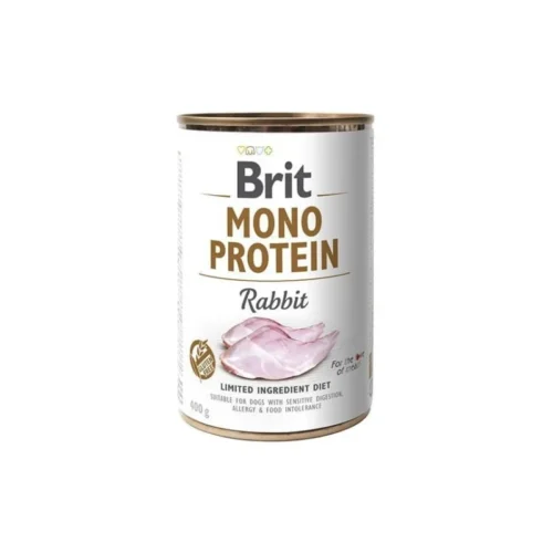 lata individual de Brit Mono Protein Conejo 400 g