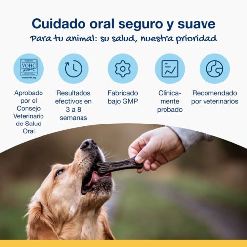 Tabla de instrucciones de administración para perros medianos y grandes