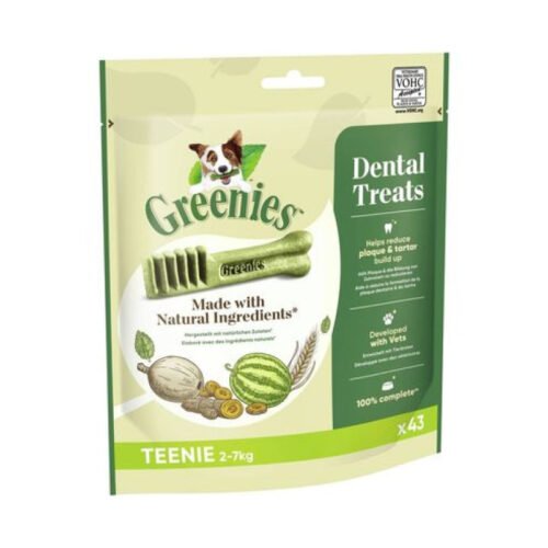 Bolsa frontal de Greenies Snacks Dentales Perros Teenie