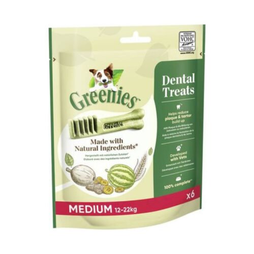 Pack frontal del producto Greenies Snacks Dentales Para Perros