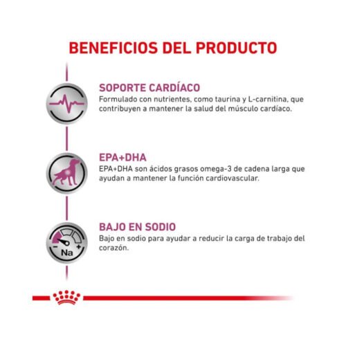 Royal Canin Cardiac Paté Perro beneficios